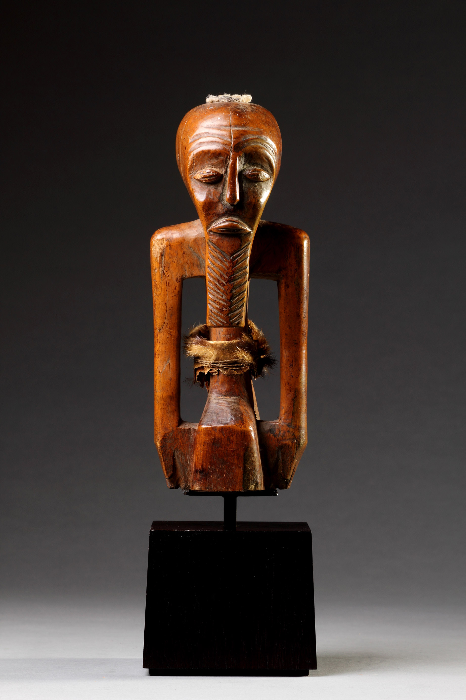 A South Eastern Congo, Zaire Songye Protective Fetish Figure ‘Nkishi’ of Geometric Form
